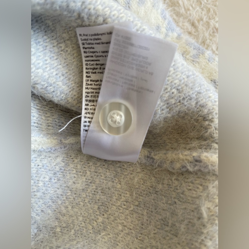 Checked Knitted Cardigan - Picture 5 of 8